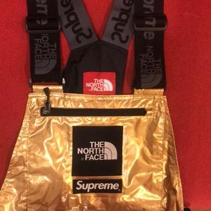 SUPREME THE NORTH FACE METHALLIC BIB SPRING 2018